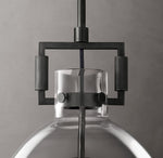 Machinist Glass Cloche Pendant