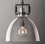 Machinist Glass Cloche Pendant