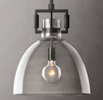 Machinist Glass Cloche Pendant
