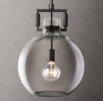 Machinist Glass Globe Pendant