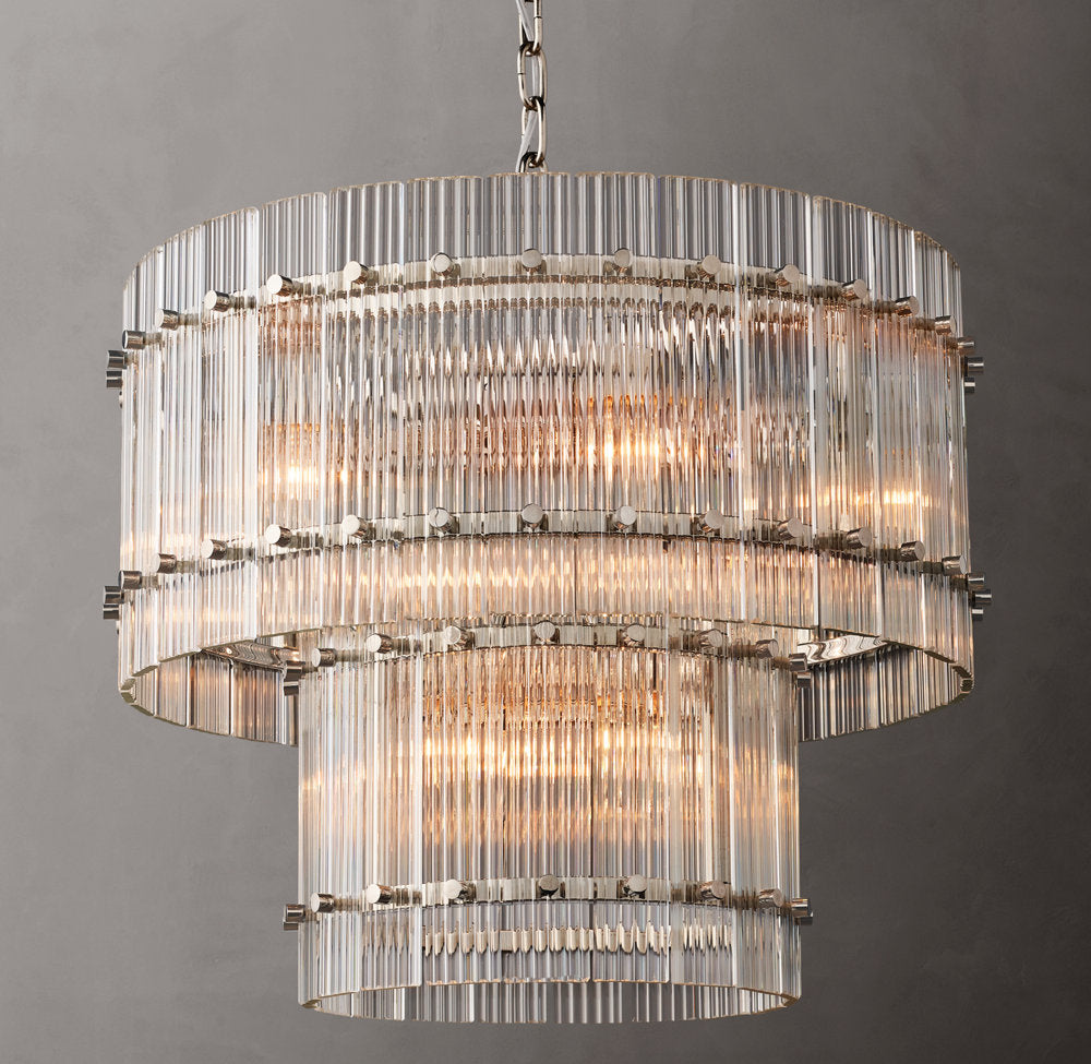 San Marco Two-Tier Round Chandelier 22"
