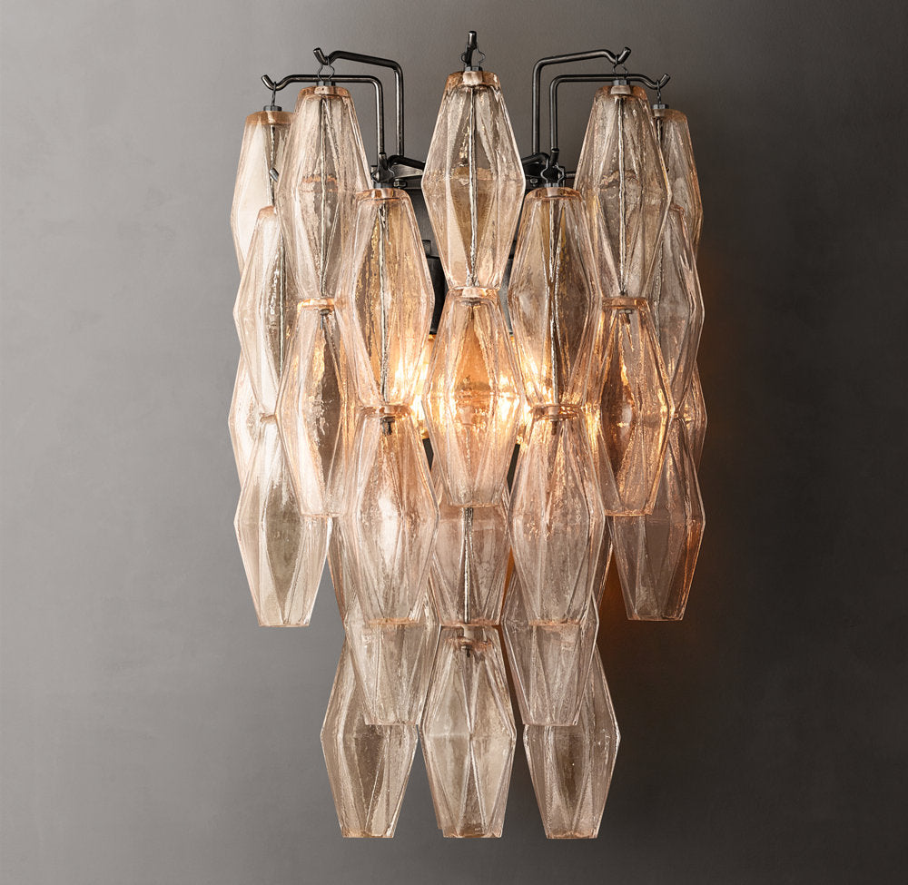 Chiara Clear Glass Sconce