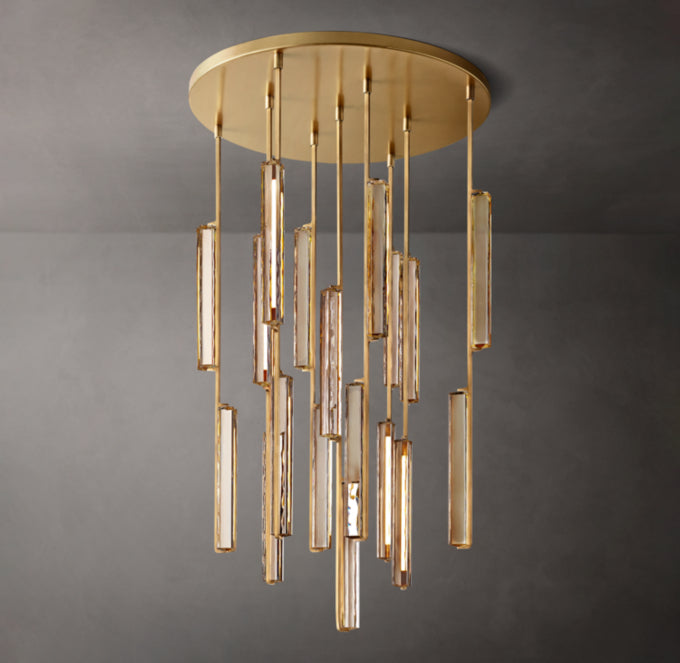 Audubon Crystal Round Chandelier 40"