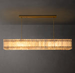 San Marco Alabaster Linear Chandelier 72"