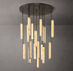 Audubon Alabaster Round Chandelier 40"