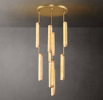 Audubon Alabaster Round Chandelier 24"