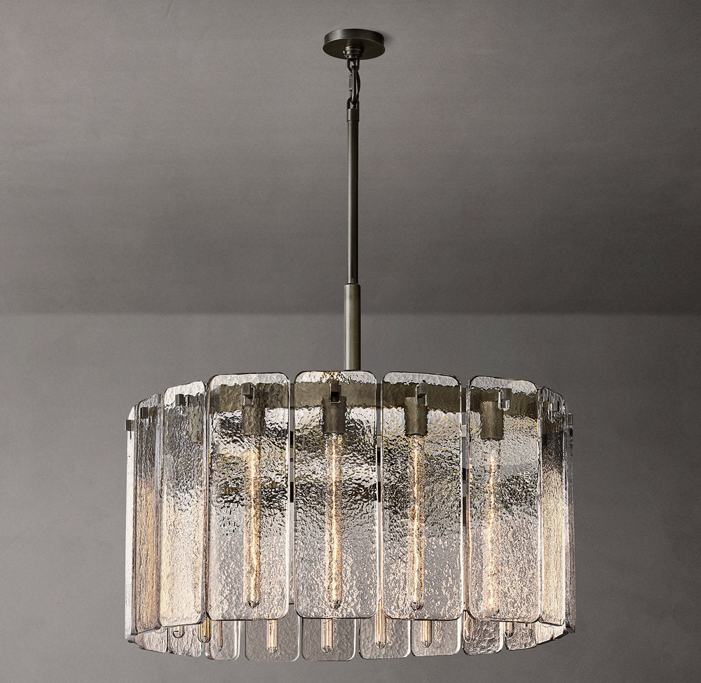 Calamette Glass Round Chandelier 36"