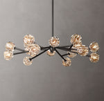 Boule De Cristal Clear Glass Round Chandelier 48"