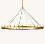 Camino Vintage Candelabra Round Chandelier 73"
