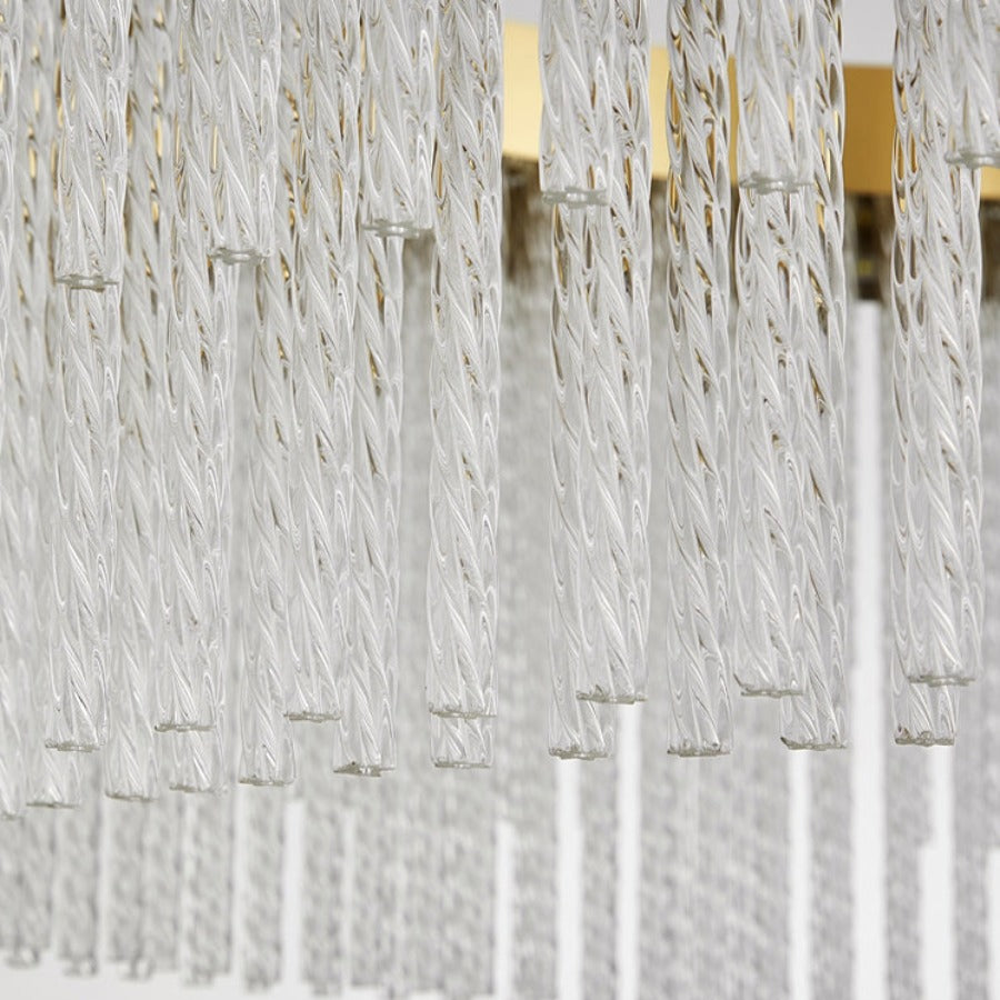 Ivetri Glass Modern Chandelier