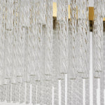 Ivetri Glass Modern Chandelier