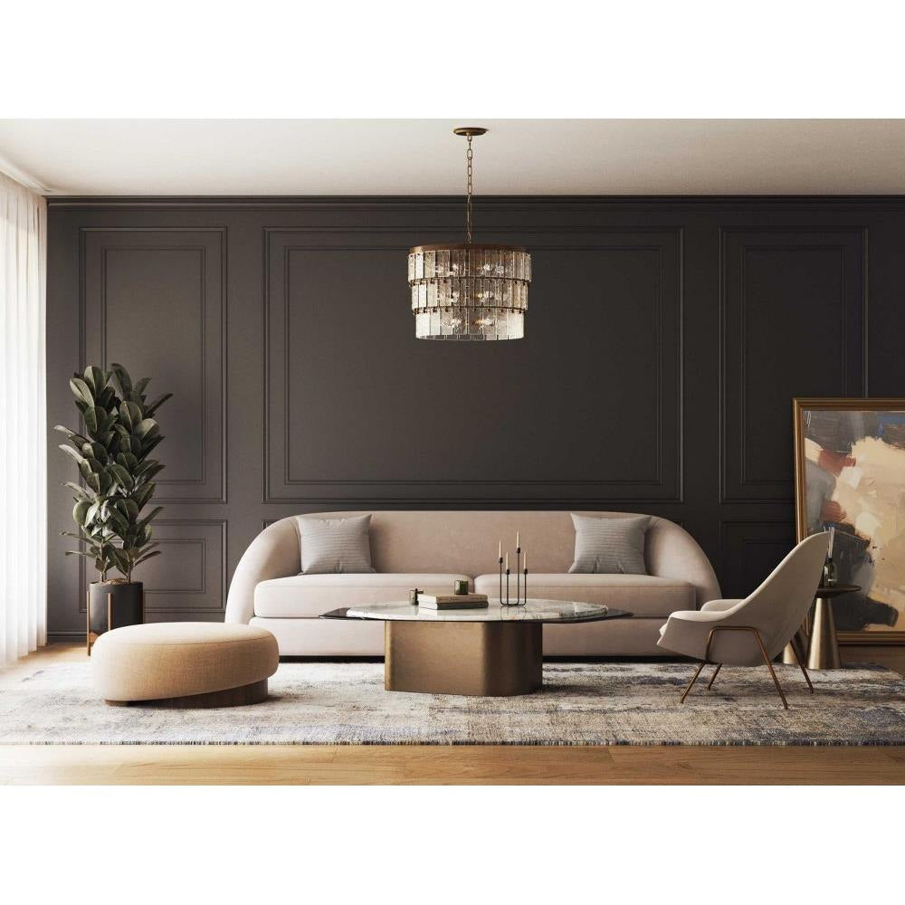 Progress Lighting - P400368 - Chevall - 9 Light Chandelier In Modern Style-23.5 Inches Tall and 32 Inches Wide
