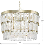 Progress Lighting - P400368 - Chevall - 9 Light Chandelier In Modern Style-23.5 Inches Tall and 32 Inches Wide