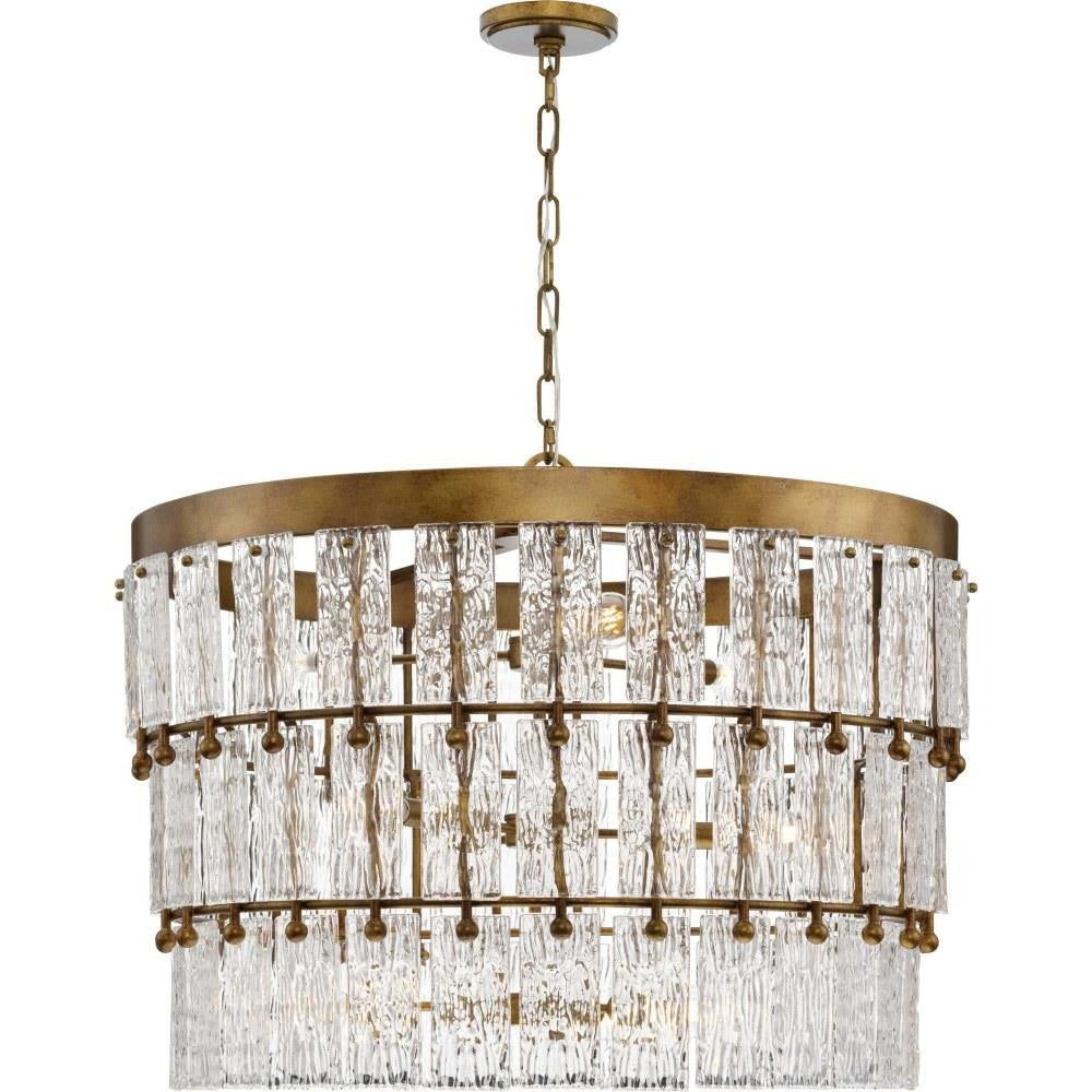 Progress Lighting - P400368 - Chevall - 9 Light Chandelier In Modern Style-23.5 Inches Tall and 32 Inches Wide