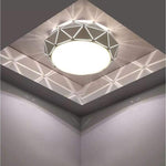 Geometric Drum Shaped LED Modern Flush Mount Lighting Ceiling Lights