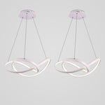 Interweaving Curved Decor Dimmable LED Adjustable Modern Pendant Lighting