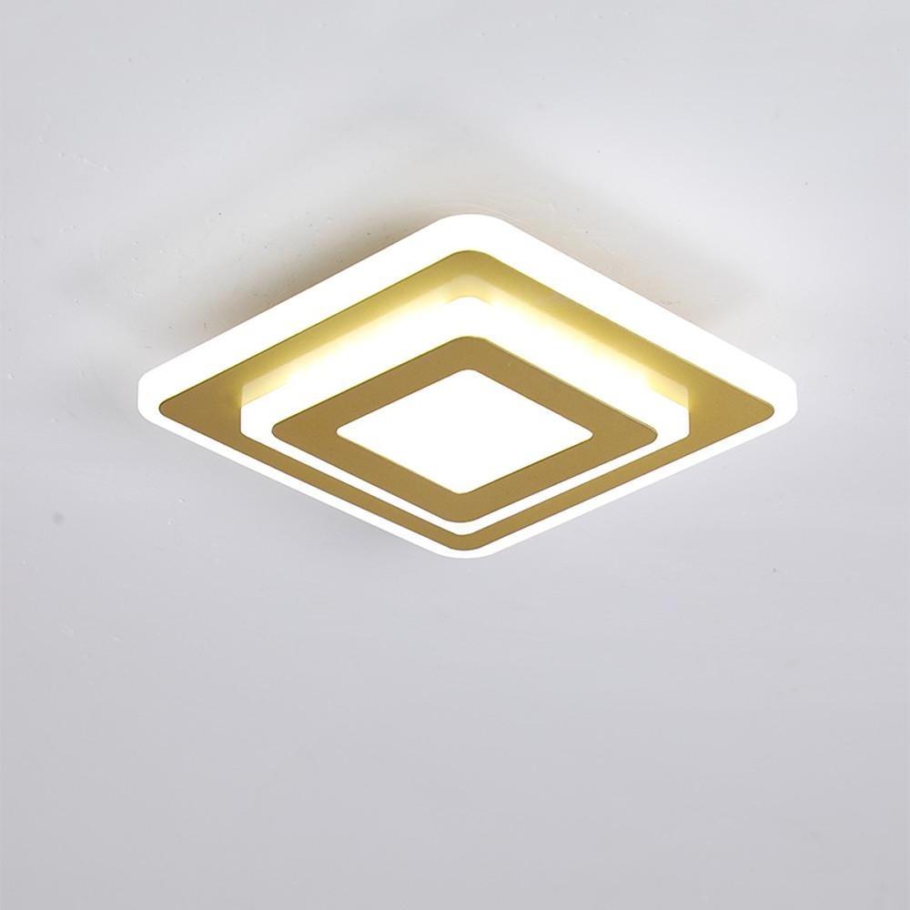 Multi Square LED Flush Mount Ceiling Fixture Light for Hallway Entryway