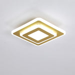 Multi Square LED Flush Mount Ceiling Fixture Light for Hallway Entryway