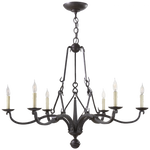 Allegra Medium Chandelier - Aged Iron