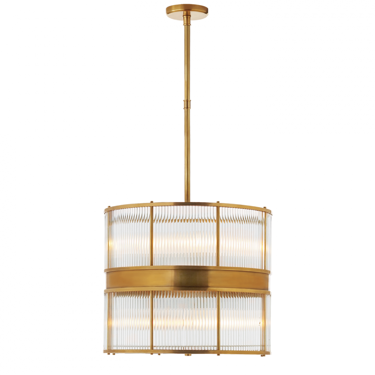 Daley Medium Six Light Chandelier - Polished Nickel