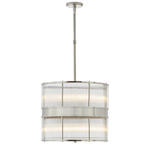 Allen Large Chandelier - Natural Brass