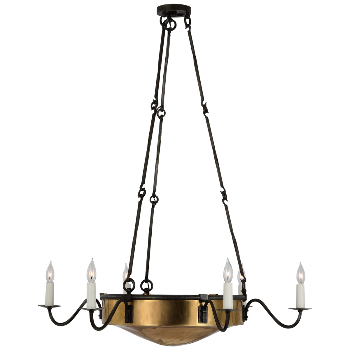 Paxton 40" Ring Chandelier - Bronze