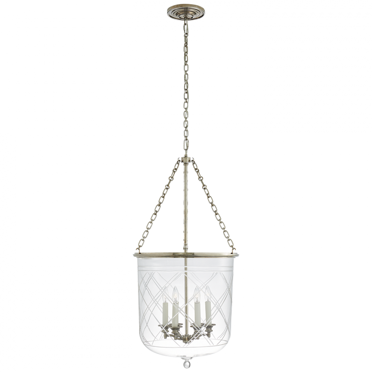 Chatham Large Lantern - Natural Brass