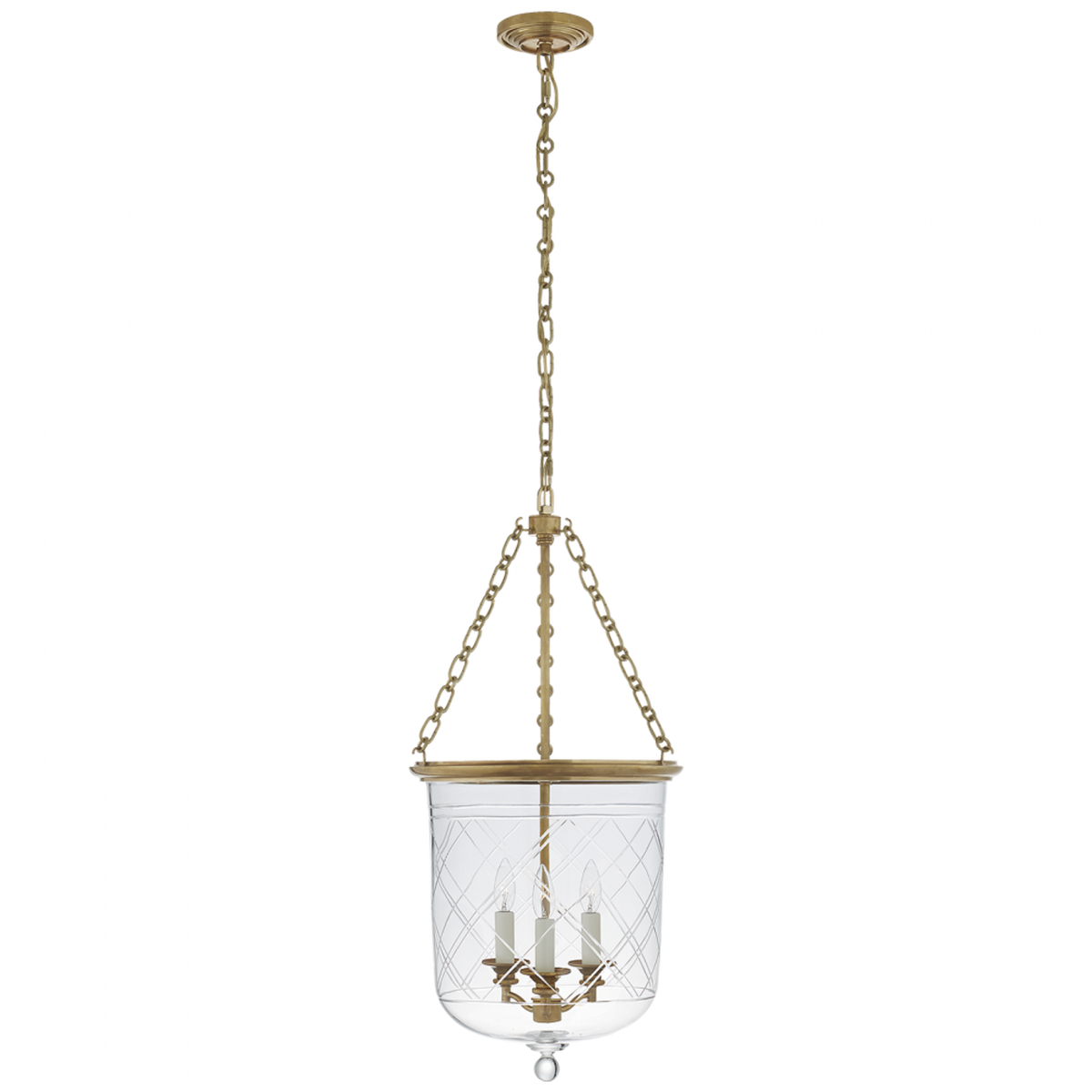 Upton Large Lantern - Bronze