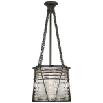 Modern Large Lantern - Polished Nickel