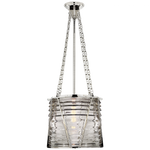 Modern Large Lantern - Polished Nickel