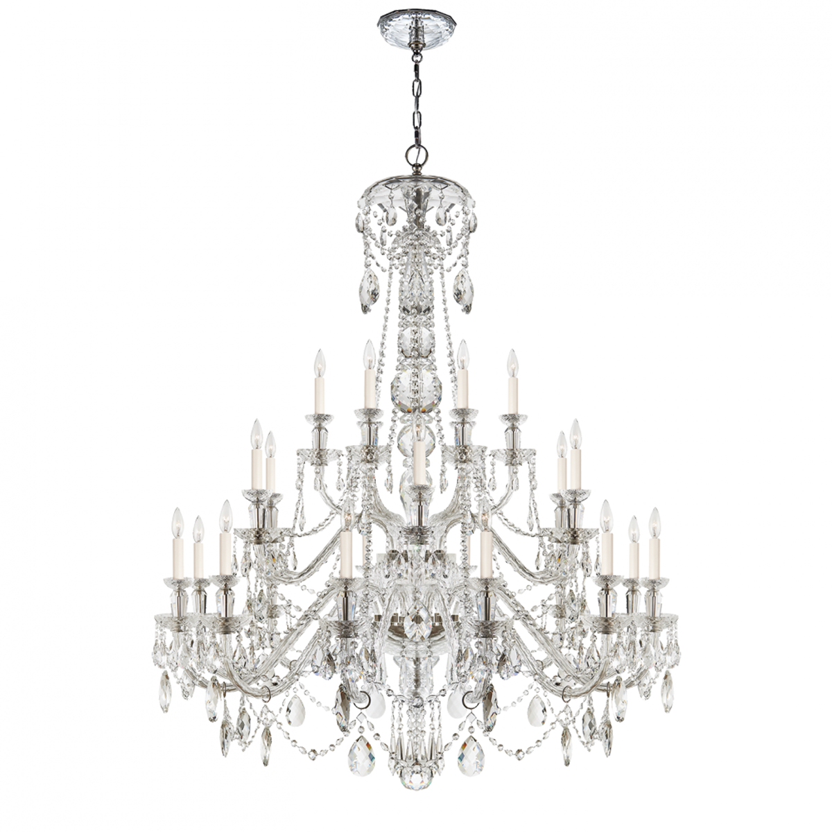 Daniela Twenty Four-Light Chandelier - Crystal