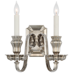 Falaise Double Sconce - Butler's Silver