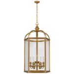 Falaise Large Lantern - Natural Brass