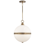 Modern Large Lantern - Natural Brass
