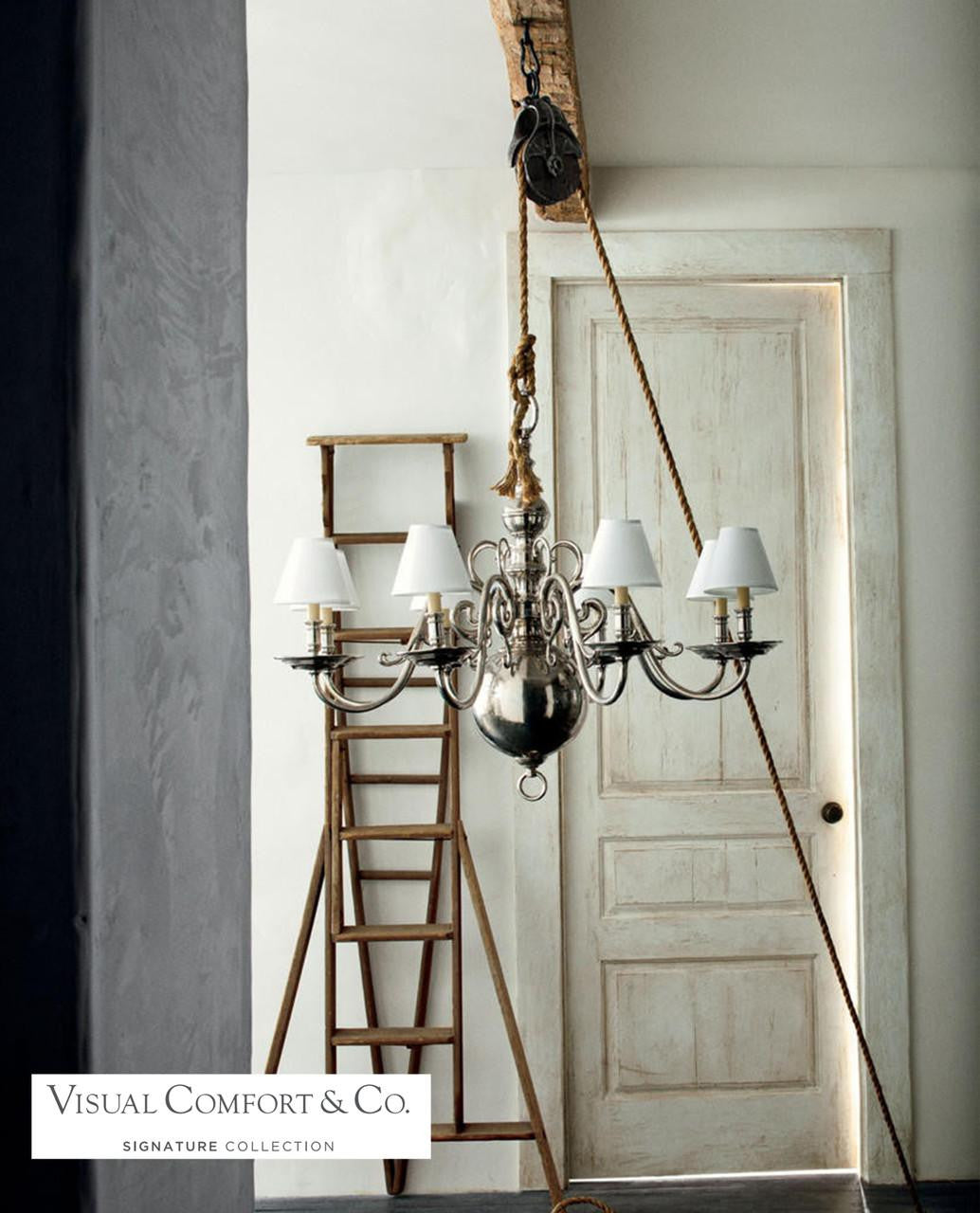 Lillianne Single Tier Chandelier - Butler's Silver