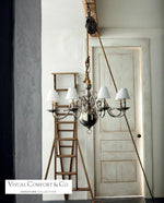 Lillianne Single Tier Chandelier - Butler's Silver
