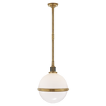 Hendricks Small Globe Pendant - Natural Brass