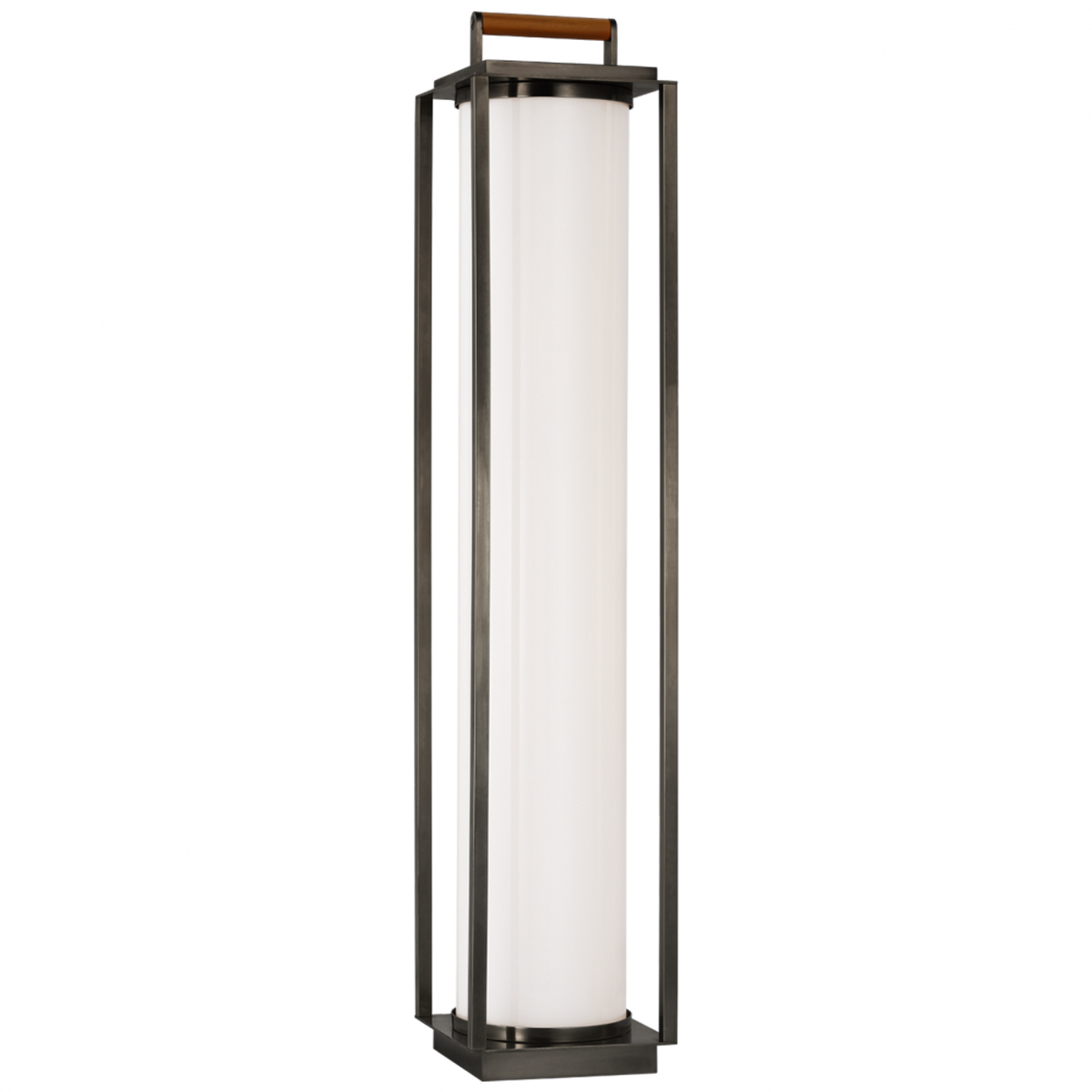 Northport Floor Lantern - Bronze and Teak