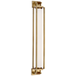 Northport 32" Linear Sconce - Bronze and Teak