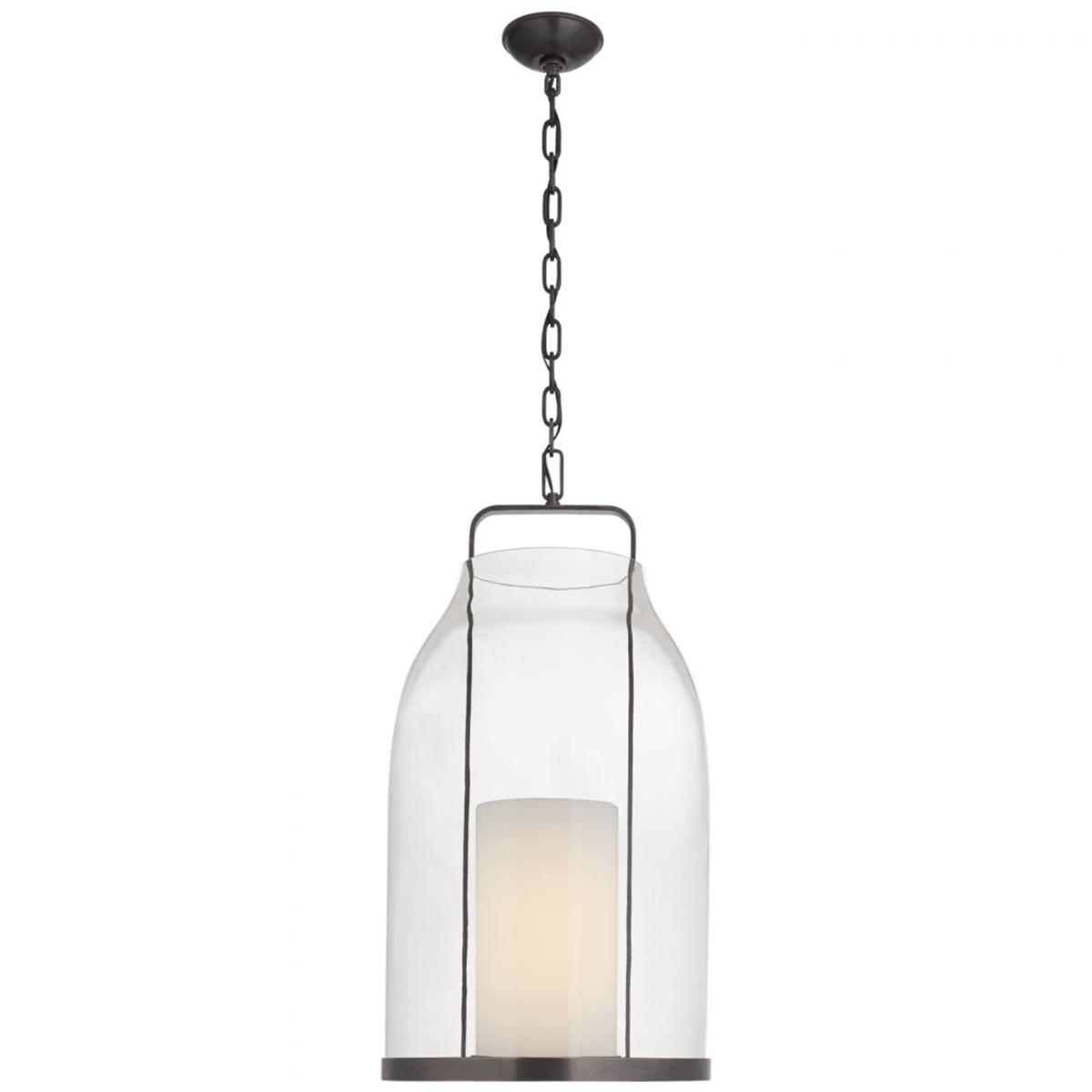 Ollie Medium Lantern - Bronze