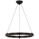 Paxton 24" Ring Chandelier - Bronze