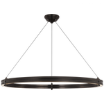 Paxton 40" Ring Chandelier - Bronze