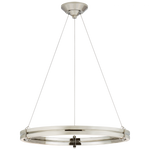 Paxton 24" Ring Chandelier - Polished Nickel