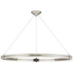Paxton 40" Ring Chandelier - Polished Nickel