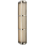 Perren Large Wall Sconce - Polished Nickel and Glass Rods