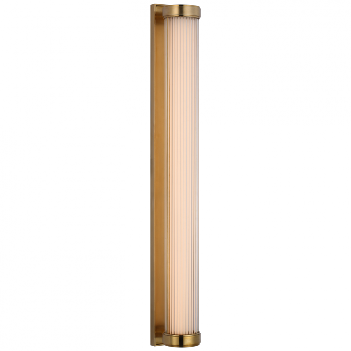 Perren Large Wall Sconce - Natural Brass and Glass Rods