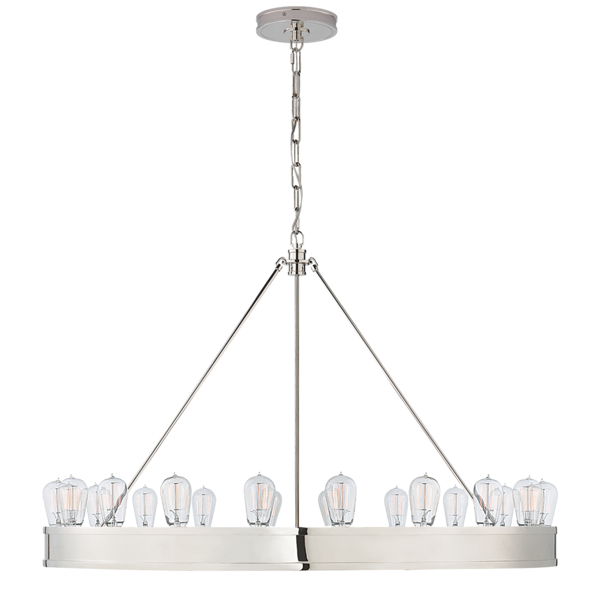 Westbury Double Tier Chandelier - Polished Nickel