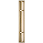 Strever 32" Shielded Bath Light - Natural Brass