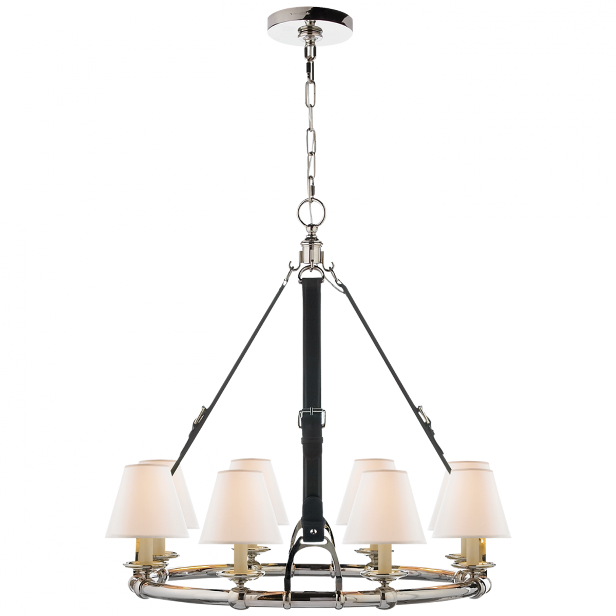 Westbury Double Tier Chandelier - Natural Brass