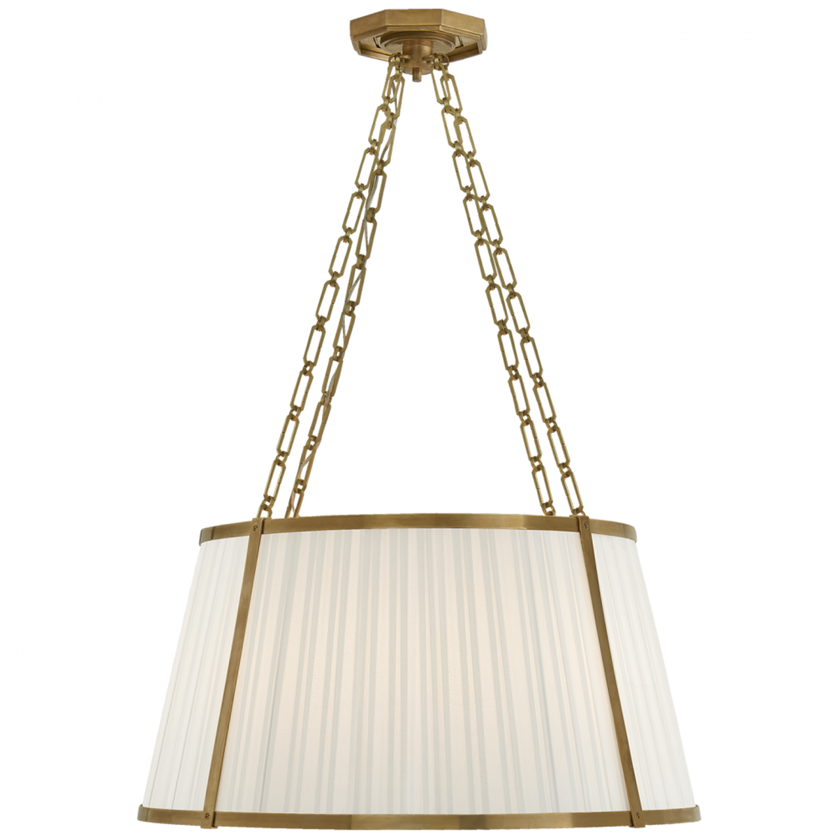 Westbury Chandelier - Natural Brass